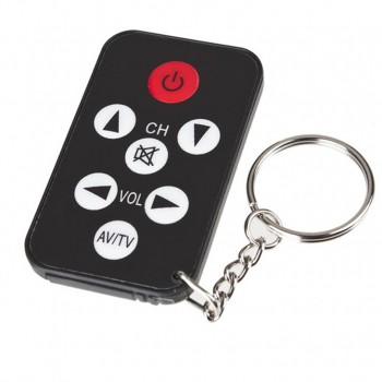 ZUCZUG new Mini Universal Infrared IR TV Set 7 Keys Television Remote Control Controller Keychain Key Ring Easily