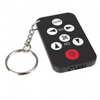 ZUCZUG new Mini Universal Infrared IR TV Set 7 Keys Television Remote Control Controller Keychain Key Ring Easily