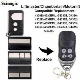 1pcs Liftmaster Chamberlain 4330E 4332E 4333E 4335E compatible remote control 433,92mhz / Liftmaster 4335E gate garage control