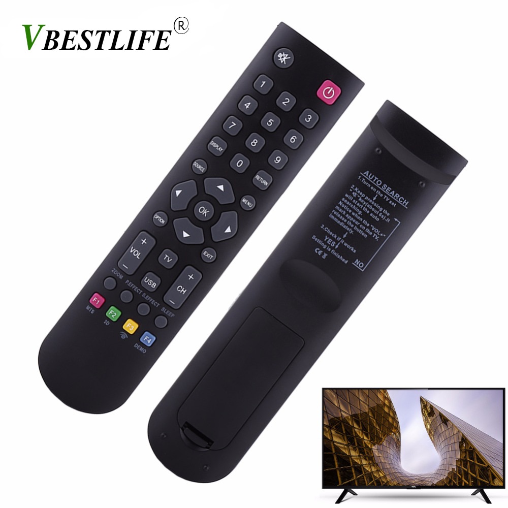 VBESTLIFE Universal Remote Control Replacement for TCL RC3000E01, RC3000E02, 08-RC3000E-RM201AA, TLC-925 RC200 Thomson ERISSON
