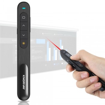 2.4Ghz USB RF Wireless Presenter Pen Handheld Remote Control Pointer Pen Power Point Presentation Pointer PPT with Red Laser