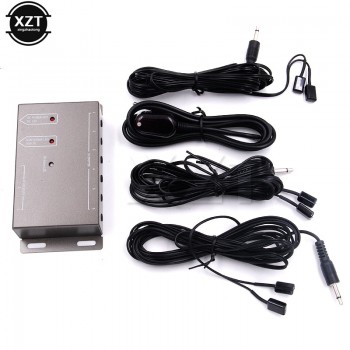 2018 Newest Arrival IR Infrared IR System Remote Control Extender Repeater Kit with 1 Receiver 6 Emitter US and EU plug
