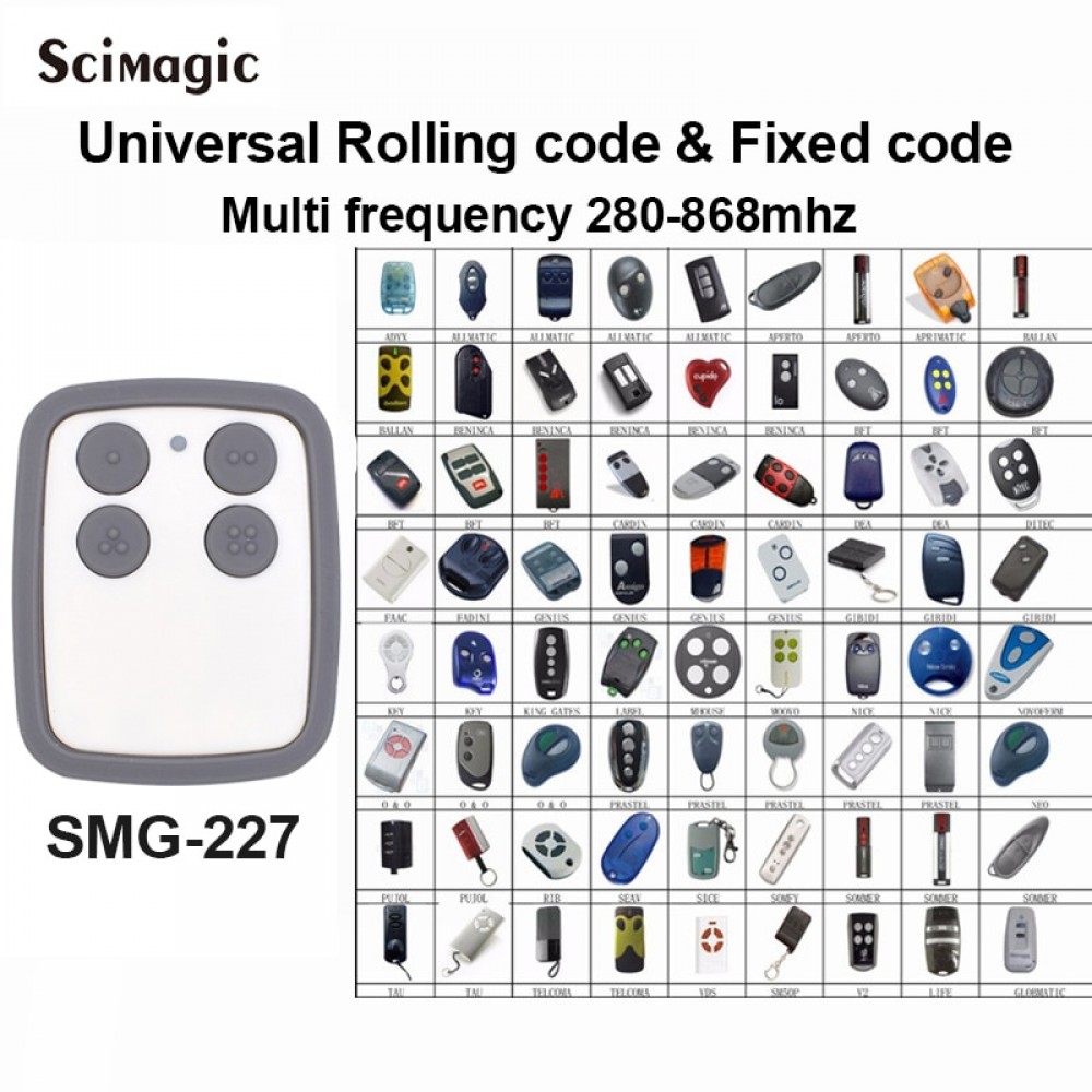 1pcs Auto-Scan 280mhz - 868mhz Multi Frequency brand rolling code remote control duplicator receiver / universal gate remote