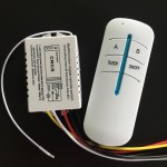 2 Channels 220V Wireless ON/OFF Digital RF Remote Controller Switch Receiver Transmitter For LED Ceiling Panel Lamps Bulbs #0225