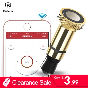 Baseus Mini Keychain Remote Control 3.5mm Jack Smart IR Controller Adapter For iPhone 6 6s Plus 5s 5 5c SE 4s 4 IOS 7 8 9