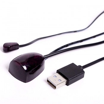 1pc 5V IR Infrared Remote Control Receiver Extender High Quality IR Remote Control Repeater Emitter USB Adapter Black Mayitr