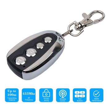 kebidu Mini Electric 4 Button 433Mhz For Car Rolling Code Remote Duplicator Garage Door Remote Control Opener Electric For Home