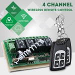 LEORY Universal Wireless Remote Control 12V 4CH Channel 433Mhz Switch Integrated Circuit 2 Transmitter DIY Replace Part Tool