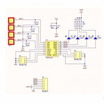 LEORY Universal Wireless Remote Control 12V 4CH Channel 433Mhz Switch Integrated Circuit 2 Transmitter DIY Replace Part Tool