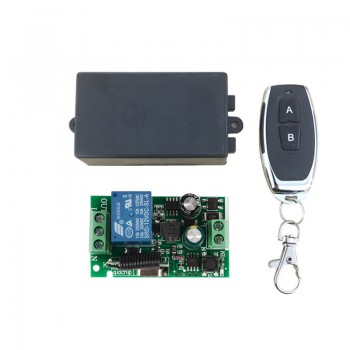 QIACHIP 433Mhz Universal Wireless Remote Control Switch AC 85V 110V 220V 1CH Relay Receiver Module amp; RF 433 Mhz Remote Controls