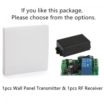 QIACHIP 433Mhz Universal Wireless Remote Control Switch AC 85V 110V 220V 1CH Relay Receiver Module amp; RF 433 Mhz Remote Controls