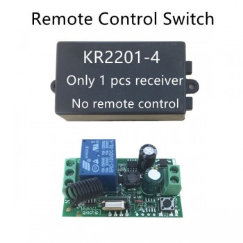 QIACHIP 433Mhz Universal Wireless Remote Control Switch AC 85V 110V 220V 1CH Relay Receiver Module amp; RF 433 Mhz Remote Controls