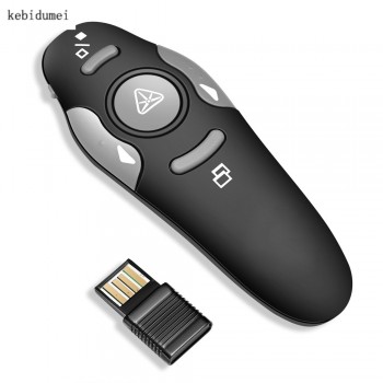 2.4 GHz Wireless Remote Red Laser Pointer Presenter Red Laser Pointers Pen USB RF Remote Control PPT Powerpoint Presentation