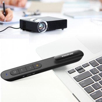 Knorvay N27 Wireless Presenter RF 2.4GHz Mini USB Wireless Presenter Powerpoint PPT Presentation Pointer Remote Control