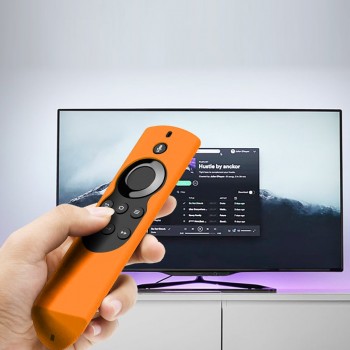 Silicone Protective Case for Amazon Fire TV Stick Remote with Voice Remote Case 4 Colors Protect Skin Cover Shell 5.9Inch