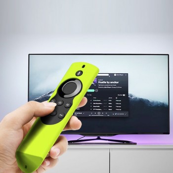 Silicone Protective Case for Amazon Fire TV Stick Remote with Voice Remote Case 4 Colors Protect Skin Cover Shell 5.9Inch