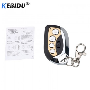 kebidu Universal Wireless 433MHz Remote Control Duplicator Frequency Auto Adjustable Keychain for Car Garage Door