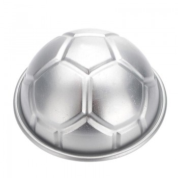 Creative 3D Metal Football Cake Mould Fondant Chocolate Cakehalf Ball Mould DIY Baking Cake Decoration Gadgets CHW7459