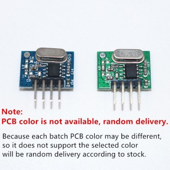 1 set RF module 433 Mhz superheterodyne receiver and transmitter kit with antenna For Arduino uno Diy kits 433mhz Remote control