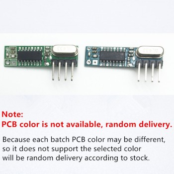1 set RF module 433 Mhz superheterodyne receiver and transmitter kit with antenna For Arduino uno Diy kits 433mhz Remote control