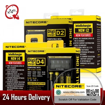 Brand Nitecore D4 D2 New I4 I2 Digicharger LCD Intelligent Circuitry li-ion For 26650 18650 16340 14500 AAA Car Battery Charger