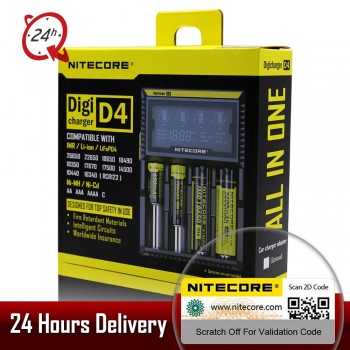 Brand Nitecore D4 D2 New I4 I2 Digicharger LCD Intelligent Circuitry li-ion For 26650 18650 16340 14500 AAA Car Battery Charger