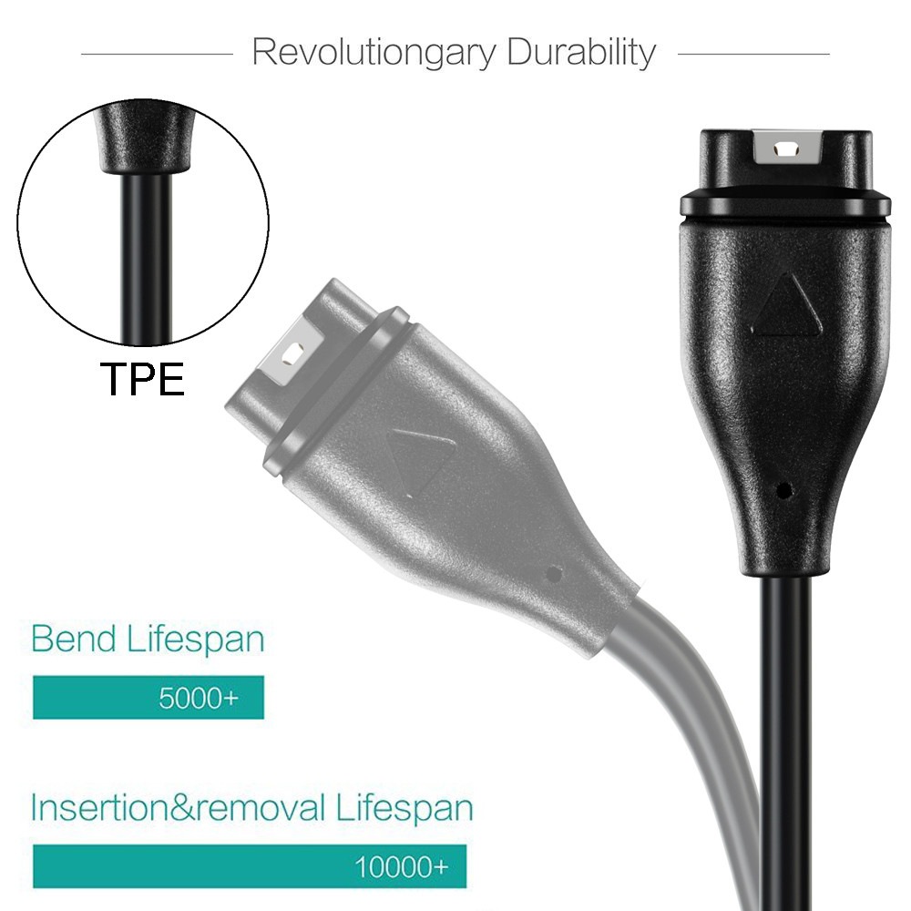 Replacement USB Data Sync Charging Cable PC laptop notebook Fast Charger For Garmin Fenix 5/5S/5X Plus    9.14