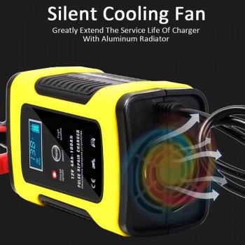 Universal 6A 12v Intelligent Smart Motorcycle Car Battery Pulse Charger Repair Type Lead Acid Storage Charger Battery Auto