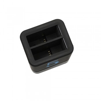 TELESIN 2 Pcs 1220mAh Battery + Dual Charger Seat double Charge for gopro hero 5 Hero 6 7 Black GoPro Camera Accessories