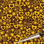 5 Pieces Heart Shaped Chocolate Transfer Sheet 21*33cm