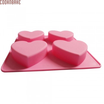 COOKNBAKE DIY Silicone mold For Handmade Soap The Shape of  Heart  Topic DIY Cake Mold  Decorations For Home  SSCM-001-23