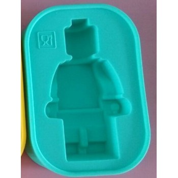 YONGHAO Hot New  Enduring Lego Mini Figure Robot Ice Cube Tray Mold Chocolate Jelly Jello Cake Silicone Mold Cake Tools