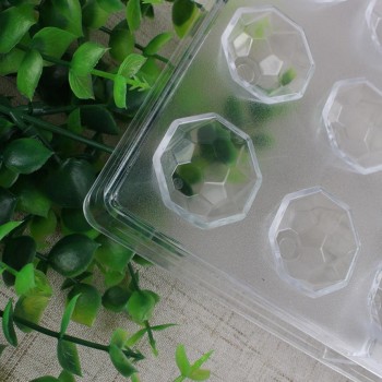 21 in 1 Clear Hard Chocolate Mold Maker Polycarbonate PC DIY 21 Diamond Candy Mold Mould 5O1021