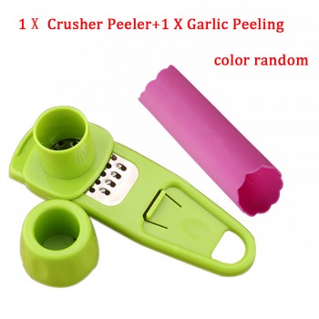 Garlic Presses+peeler Garlic Presses Kitchen Gadgets Chopper Cutter Garlic Grinding Kitchen Hand Tool