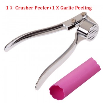 Garlic Presses+peeler Garlic Presses Kitchen Gadgets Chopper Cutter Garlic Grinding Kitchen Hand Tool