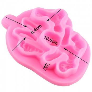 3D Rabbit Easter Bunny Silicone Mold Cupcake Topper Fondant Cake Decorating Tools Cookie Baking Candy Chocolate Gumpaste Mould