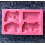 Silicone Mold gamers boy gift game controller shape Fondant Silicone Mould Cake Decoration Sugar Mold Baking Sugarcraft Mold