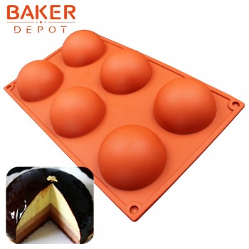 BAKER DEPOT silicone mold for chocolate baking round silicone cake pastry bakeware form pudding jello soap mold bread candy mold
