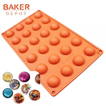 BAKER DEPOT silicone mold for chocolate baking round silicone cake pastry bakeware form pudding jello soap mold bread candy mold