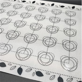 Aomily 40*30cm Silicone Dough Mat Bakeware Macaron 35 Circles Pastry Oven Pasta Tool Baking Sheet Tray Liner Mat Cake Pad