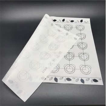 Aomily 40*30cm Silicone Dough Mat Bakeware Macaron 35 Circles Pastry Oven Pasta Tool Baking Sheet Tray Liner Mat Cake Pad
