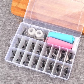 38 PCS/SET Russian Brazil Confectionery Cake Shop Pastry Tools For Decoration Inventory Confectionery Bags Nozzles For Cream