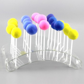 20 Holes Cake Stand Pop Lollipop Stands Cake Display Stand Holder Lollipop U Shaped Display DIY Bakeware Cake Kitchen Gadgets