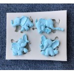 Cake Tool 1 pc flower rose bird playing elephant Silicone mold Mould Wedding Birthday Cake Fondant Cake Decorating Molds