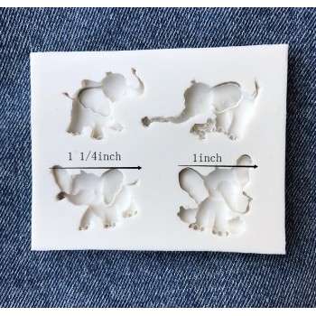 Cake Tool 1 pc flower rose bird playing elephant Silicone mold Mould Wedding Birthday Cake Fondant Cake Decorating Molds
