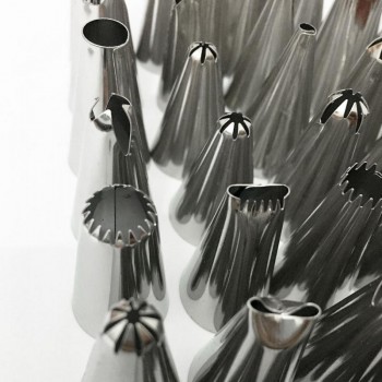 High Quality Cake Decorating 48Pcs/set Stainless steel Icing Piping Nozzles Pastry Tips Set Cake Baking Tools Accessories #EW