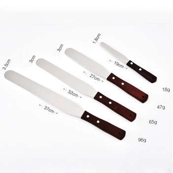MAY FIFTEENTH Metal Offset Cake Spatula bakery 4 6 8 10 Inches Stainless Steel Baking Espatula Cake Decorating Tools  022