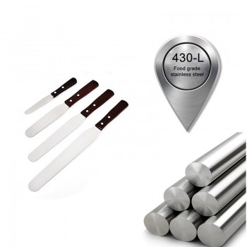 MAY FIFTEENTH Metal Offset Cake Spatula bakery 4 6 8 10 Inches Stainless Steel Baking Espatula Cake Decorating Tools  022