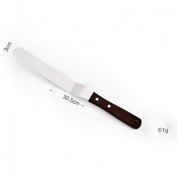 MAY FIFTEENTH Metal Offset Cake Spatula bakery 4 6 8 10 Inches Stainless Steel Baking Espatula Cake Decorating Tools  022