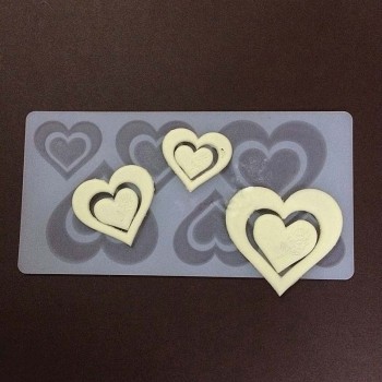 Valentines Day Gift Heart Silicone Mold Cake Decorating Tools Cupcake Silicone Mold Chocolate Mould Muffin Pan Baking Stencil